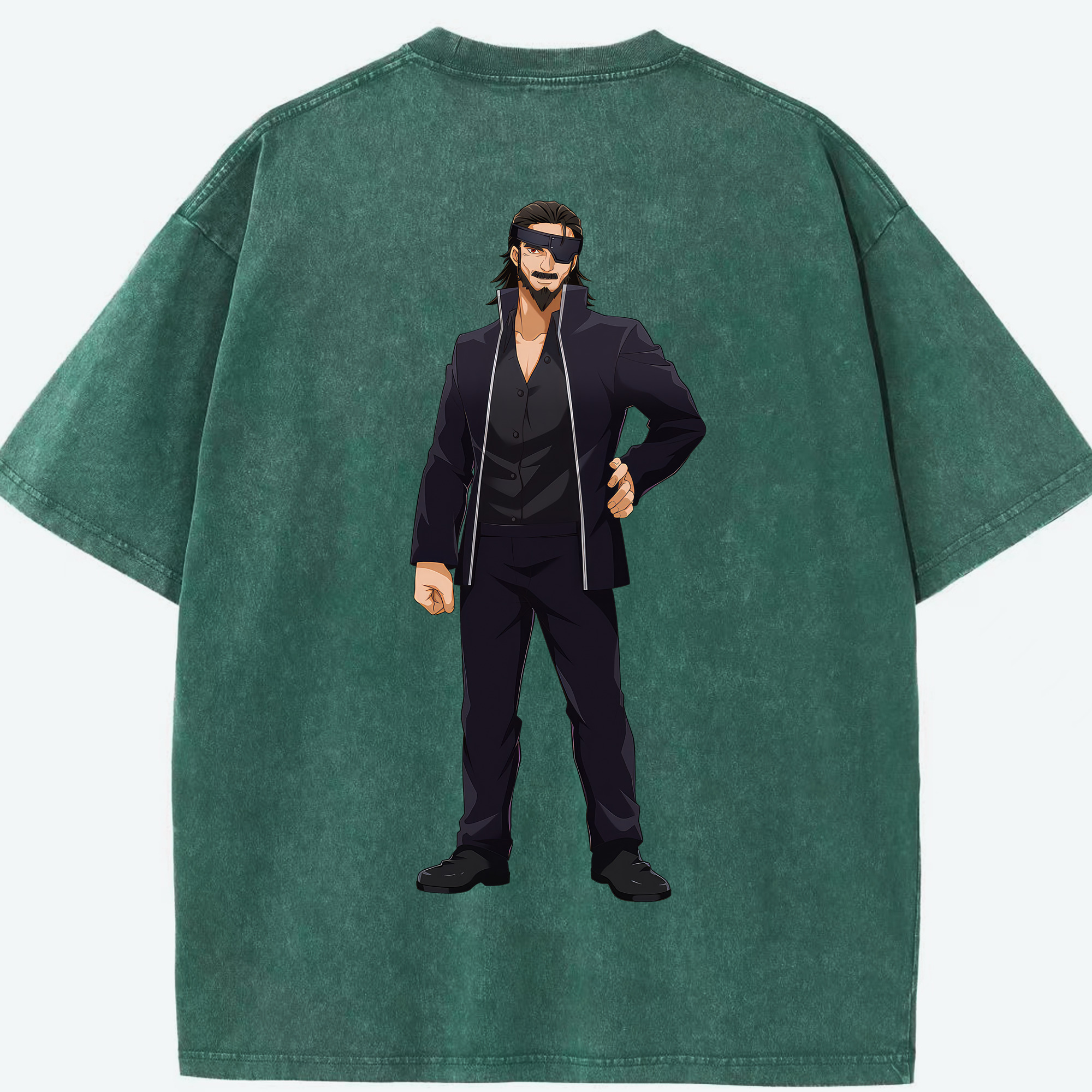 （画像用） 呪術廻戦 Jujutsu Kaisen 綿100% ヴィンテージ風 半袖Tシャツ（背面プリント）